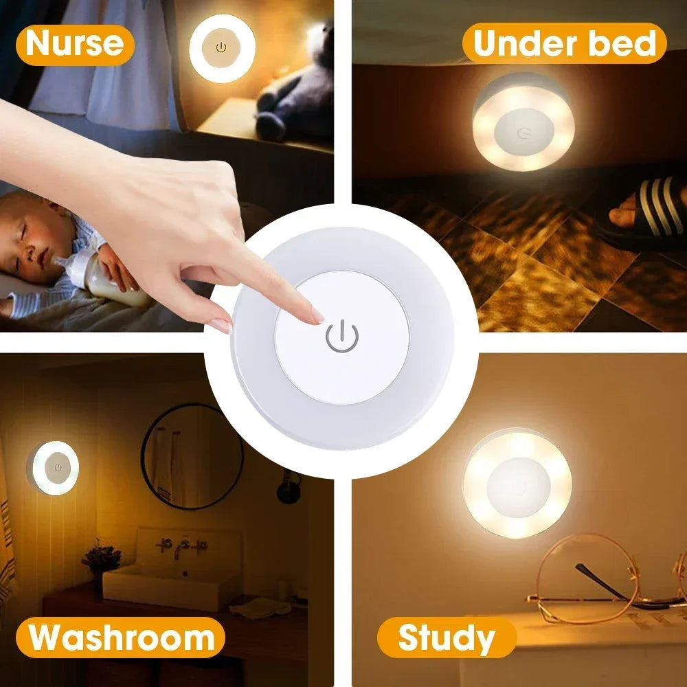ILLR21 - Luci notturne a LED con sensore tattile a 3 modalità