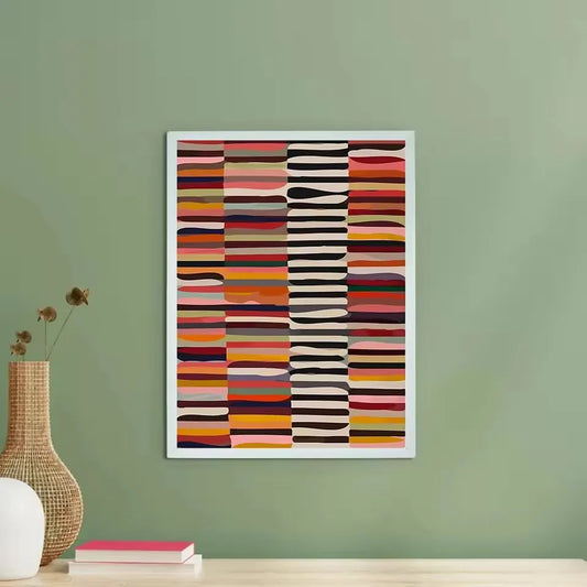 DECOM11 - Arte murale su tela astratta, moderna, geometrica, minimalista