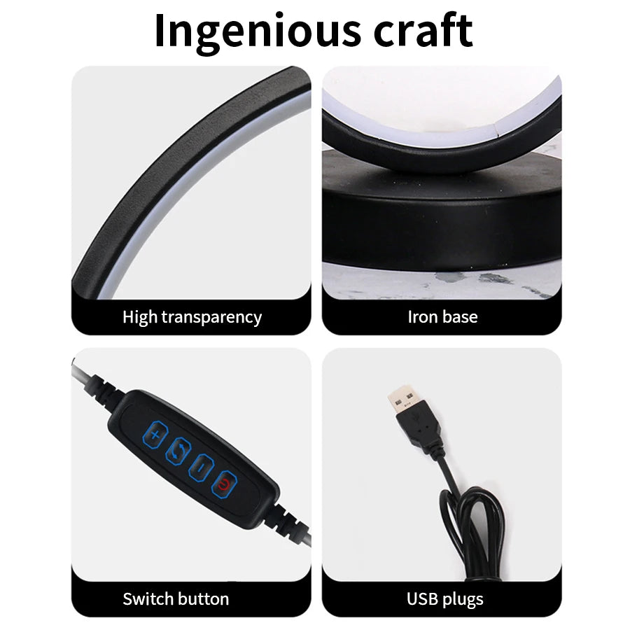 ILLR15 - Lampada da comodino a LED moderna a spirale dimmerabile