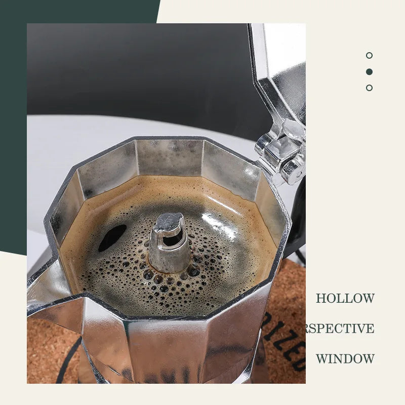 CAFT1 - Caffettiera Moka Espresso, Moka 150ml e 300ml