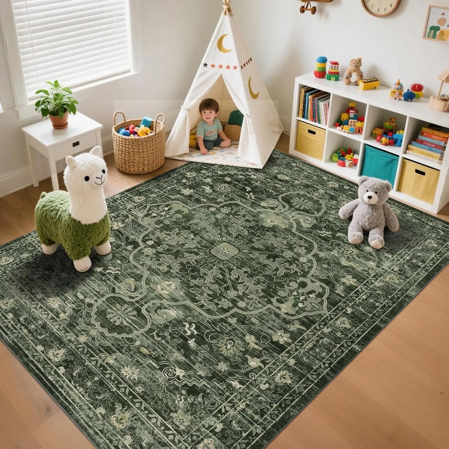 TESS28 - Tappeto etnico persiano con motivo floreale