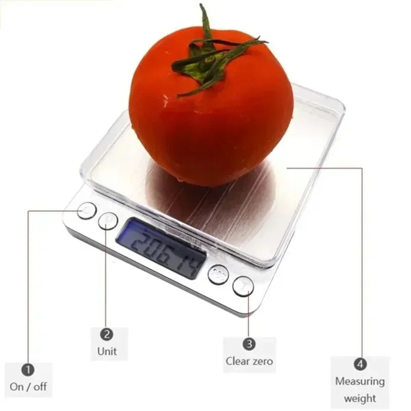 COTS28 - Bilance da cucina 0,1g - 3kg digitali USB