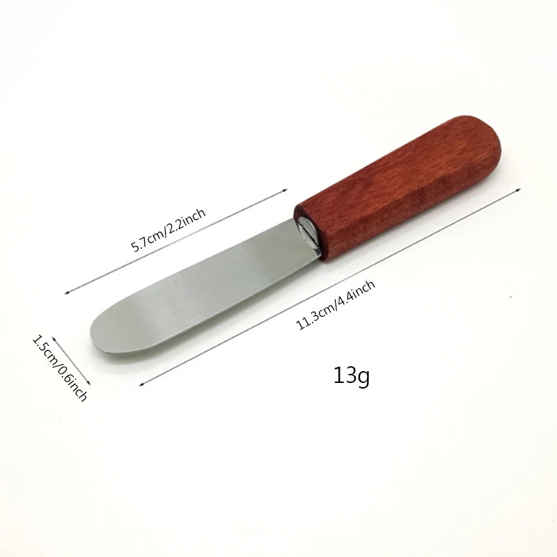 UTES14 - Coltello da burro con manico in legno