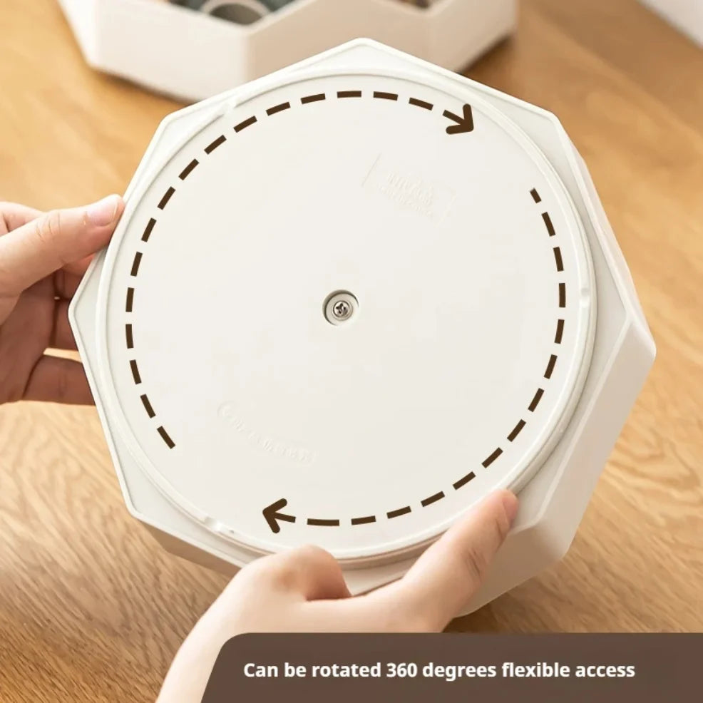 ORGAS10 - Portapenne girevole a 360 gradi di grande capacità