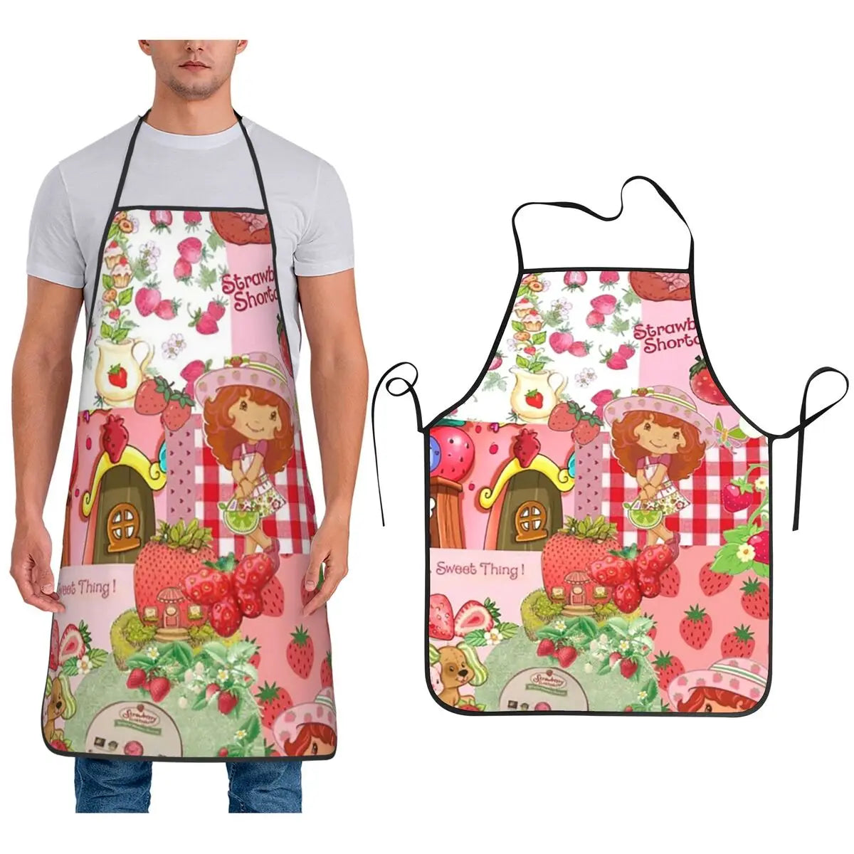 TESC12 - Grembiuli da chef da cucina Stella della Torta di Fragole