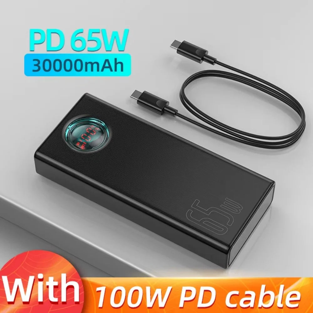 ACCET2 - Power Bank 30000mAh 65W PD3.0 Ricarica rapida