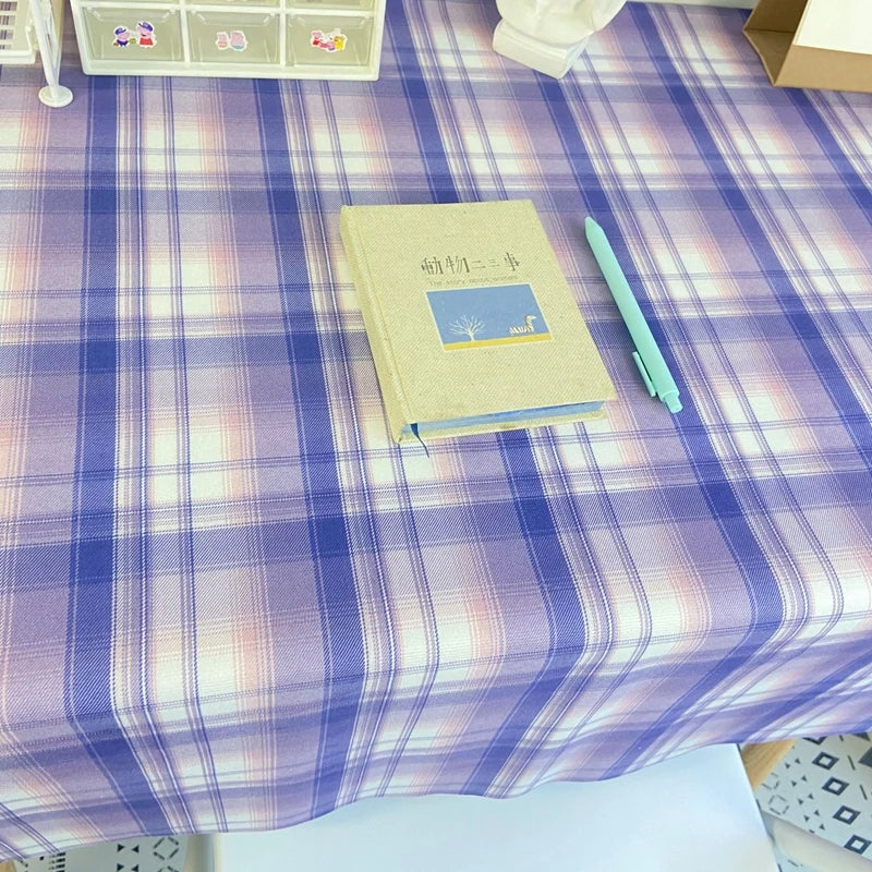 TESC19 -Tovaglia a quadri sala da pranzo