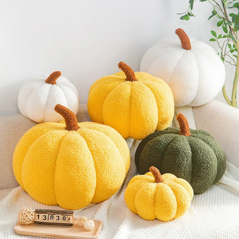 TESS11 - Cuscino decorativo di lusso di alta qualità a forma di zucca in stile nordico
