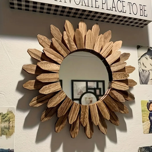 DECOM25 - Specchio decorativo a forma di girasole
