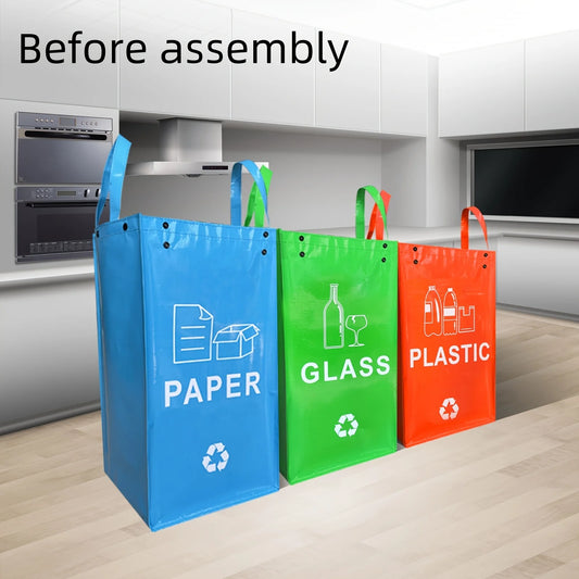 GESTR2 - Pattumiera pieghevole di grande capacità da 120 litri