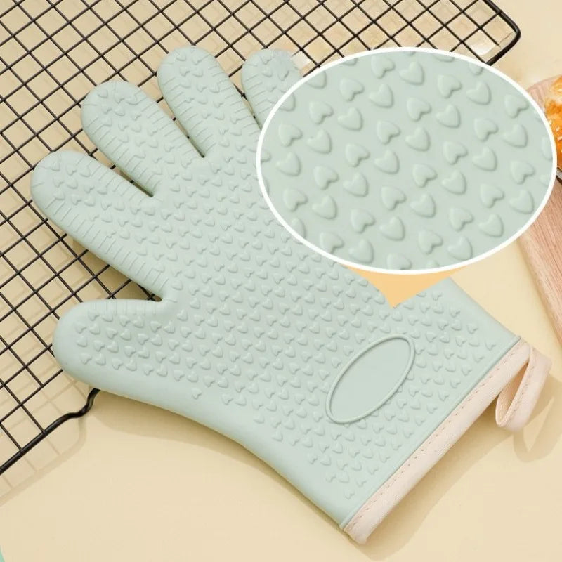 TESC36 - Guanti spessi antiscottatura in silicone, resistenti al calore