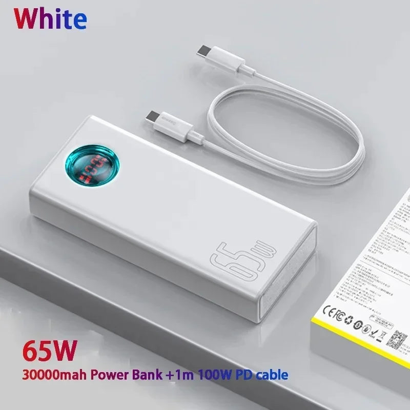 ACCET2 - Power Bank 30000mAh 65W PD3.0 Ricarica rapida