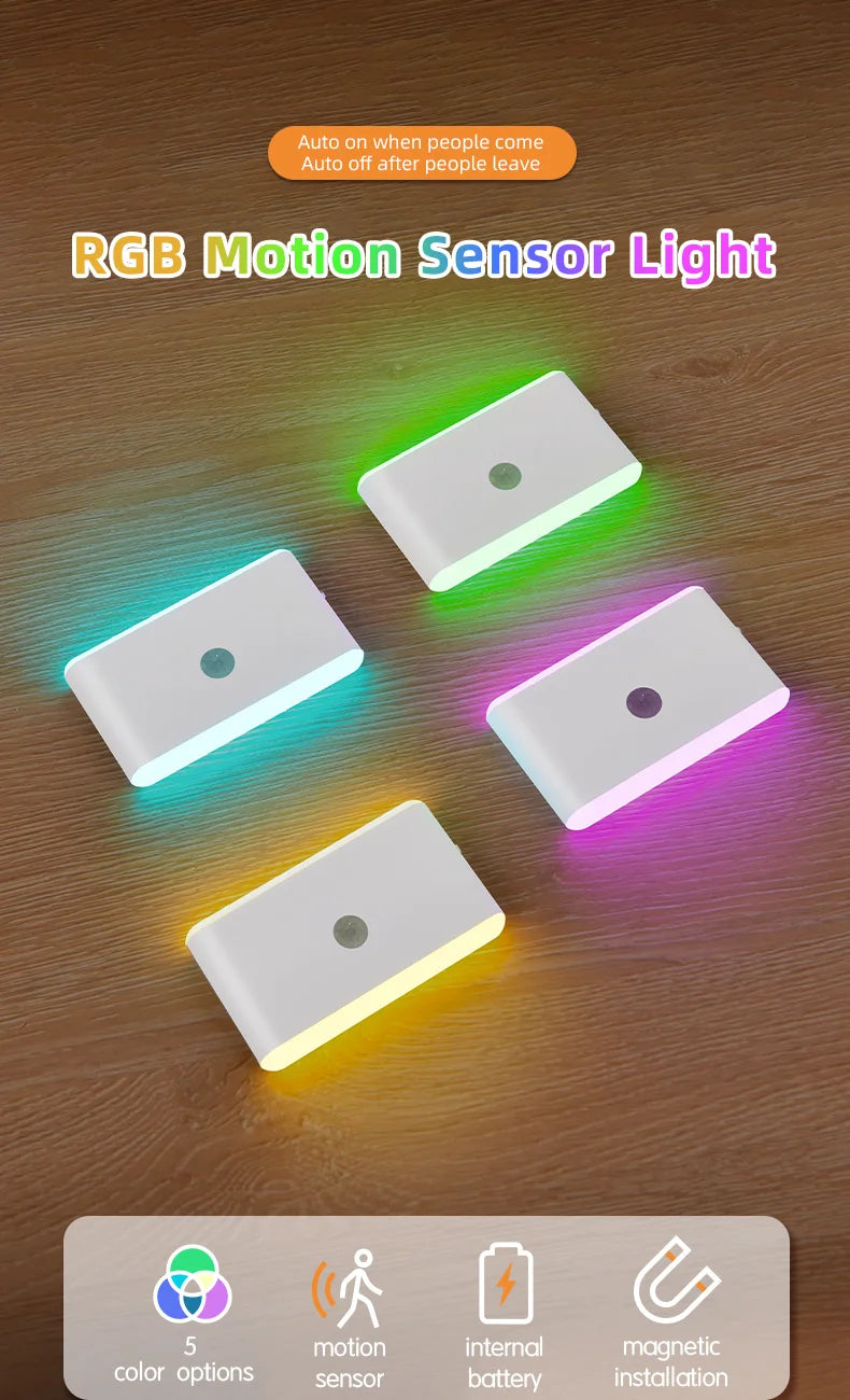 ILLR22 - Luce notturna a LED con sensore di movimento, interruttore touch, dimmerabile