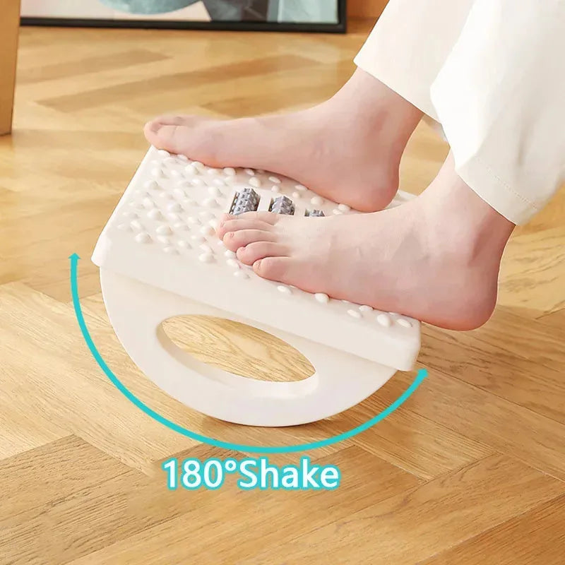 ERGOL8 - Poggiapiedi ergonomico sotto la scrivania con rulli massaggianti