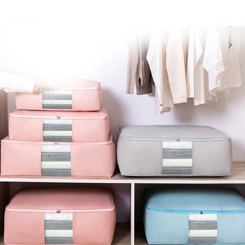 OARM10 - Borsa portaoggetti pieghevole di grande capacità per armadio