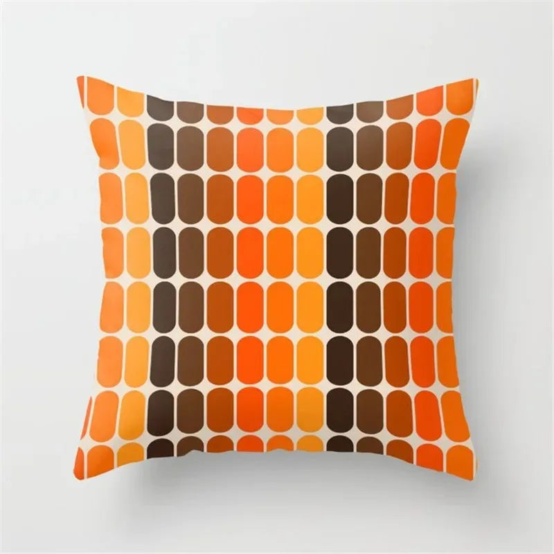 TESS23 - Cuscino con stampa geometrica serie arcobaleno