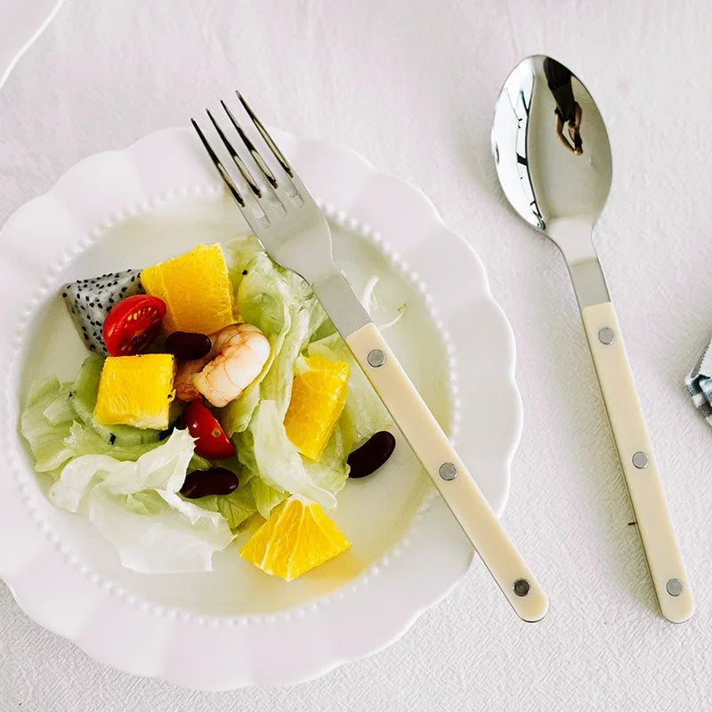 ACCT18 - Set di posate alla moda in acciaio inossidabile 18/10