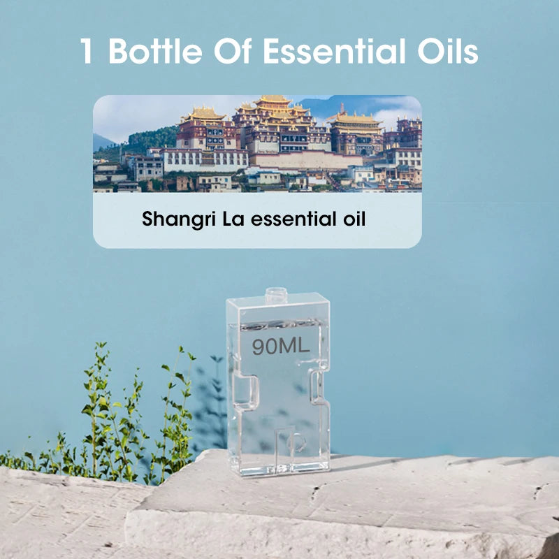 ARIB16 - Macchina aromaterapia sensore automatico USB da parete orologio e luce notturna