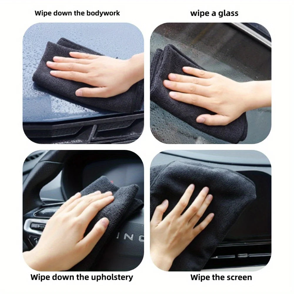 PULIS1 - Set da 5/10/15 pezzi di panni per la pulizia in microfibra