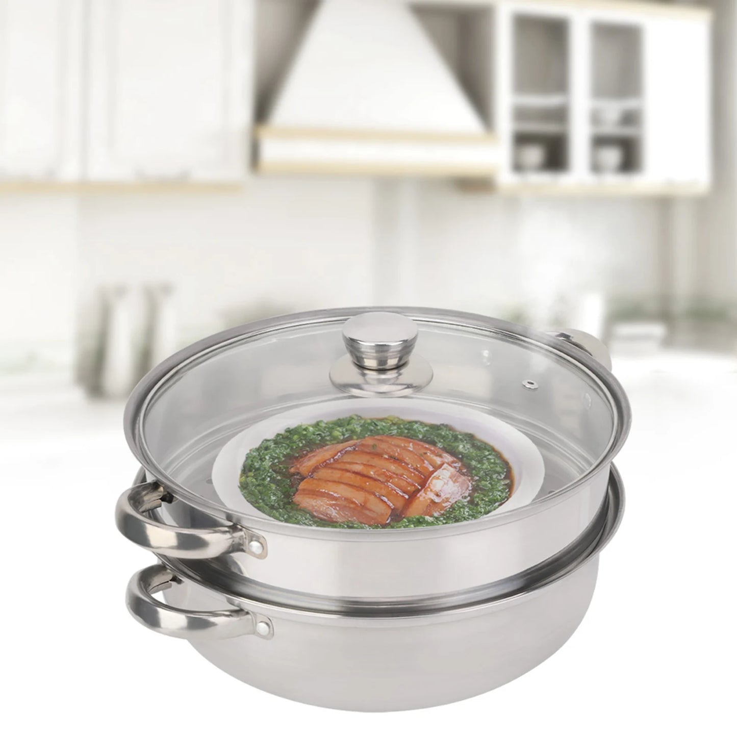 COTS3 - Pentole in acciaio inossidabile da 27 cm/11 pollici