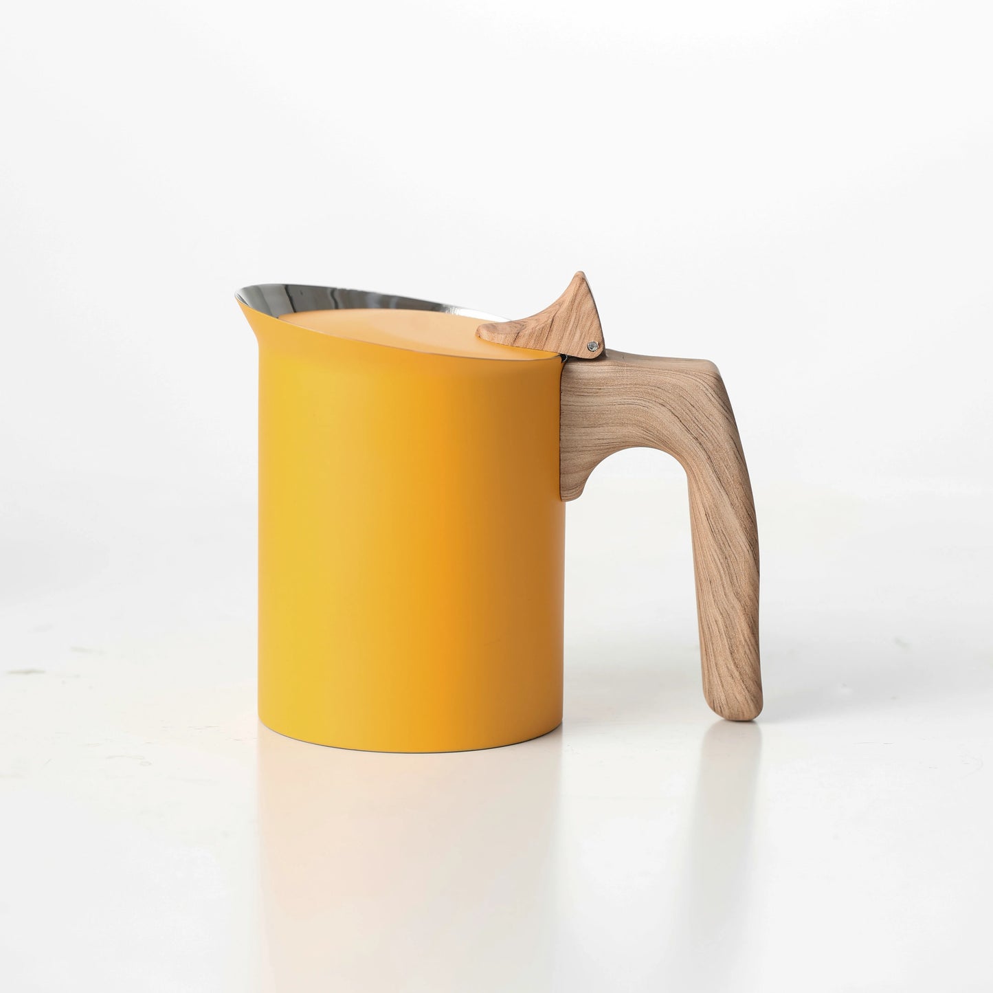 CAFT6 - Moka in acciaio inox 4/6, giallo opaco, stile nordico