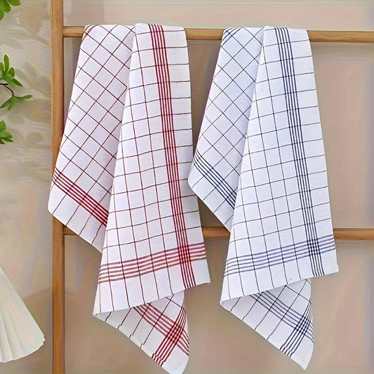 TESC6 - Strofinacci da cucina colorati a quadretti semplici