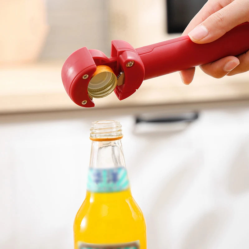 UTES21 - Apribottiglie multifunzionale in acciaio inox