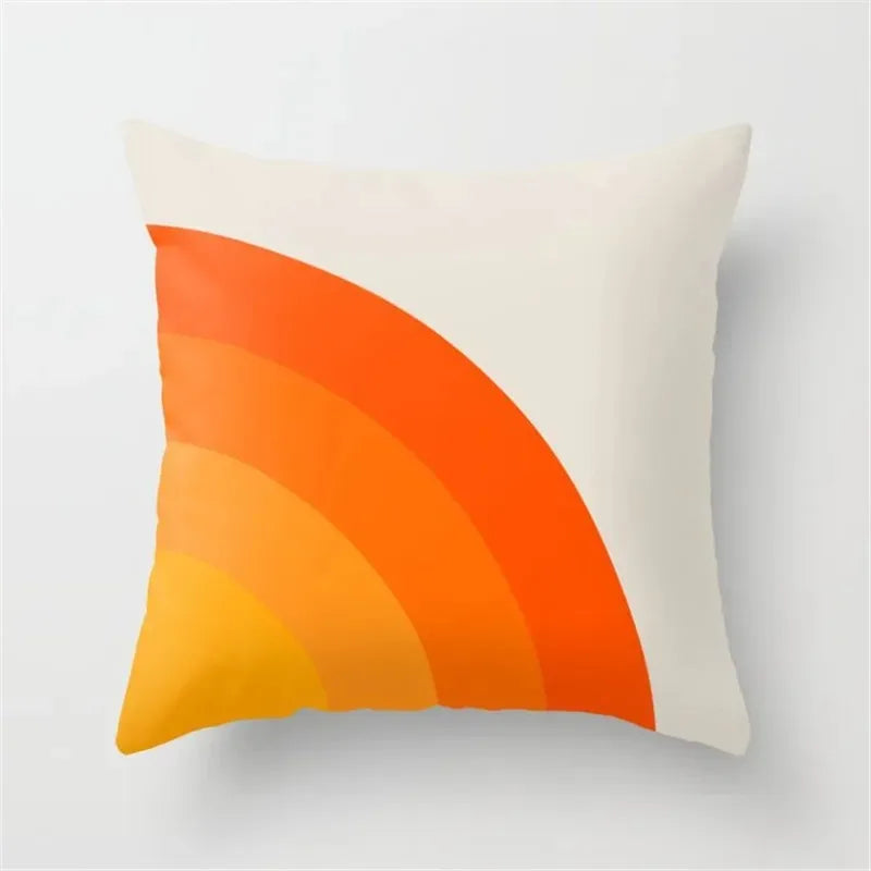 TESS23 - Cuscino con stampa geometrica serie arcobaleno