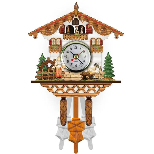 DECOM15 - Orologio da parete in legno
