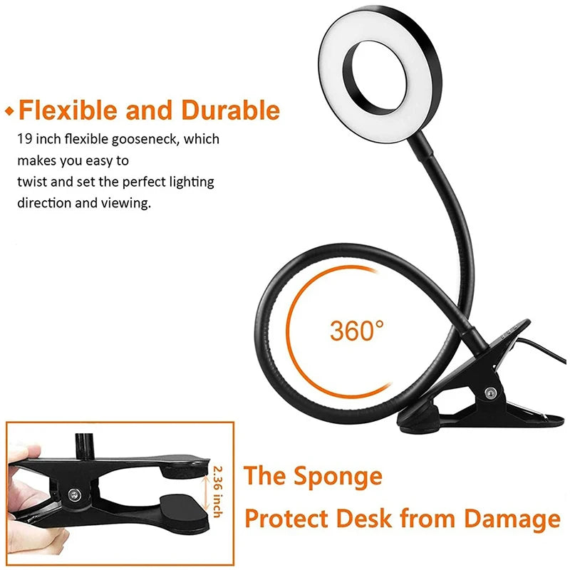 ILLR5 - Lampada da notte da comodino dimmerabile a 3 colori con luce USB