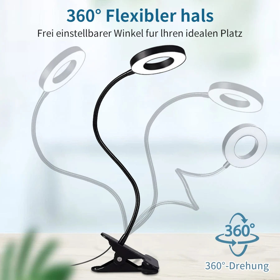 ILLUT6 - Lampada da scrivania a LED con braccio regolabile elettrico