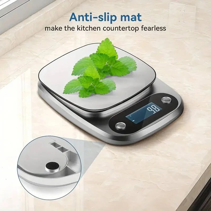 COTS25 - Bilancia da cucina digitale da 10 kg con funzione tara