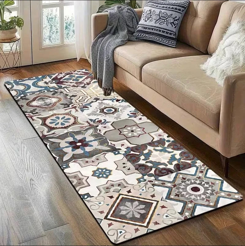 TESS35 - Tappeto etnico a tema bohémien