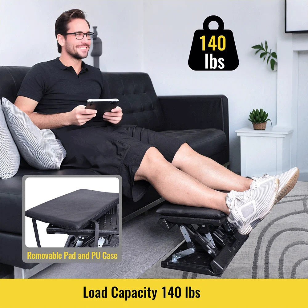 ERGOL9 - Poggiapiedi ergonomico regolabile e massaggiante