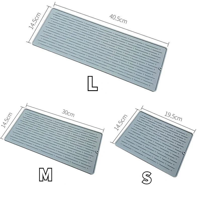 TESC24 - Tappetino scolapiatti pieghevole in silicone