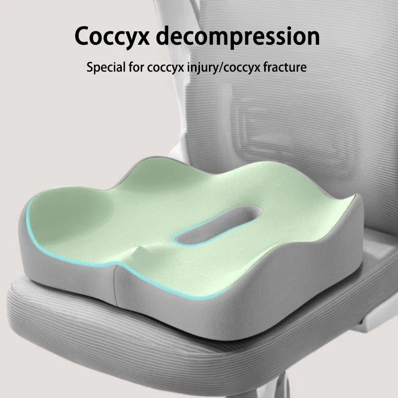 ERGOL20 - Cuscino per sedile da ufficio integrato con schienale per supporto lombare