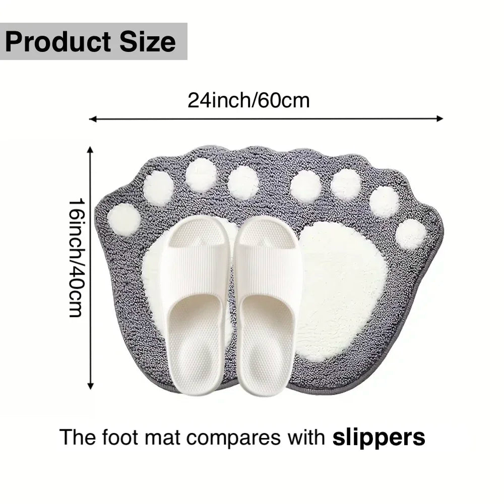 BAGC9 - Tappetini da bagno antiscivolo in microfibra