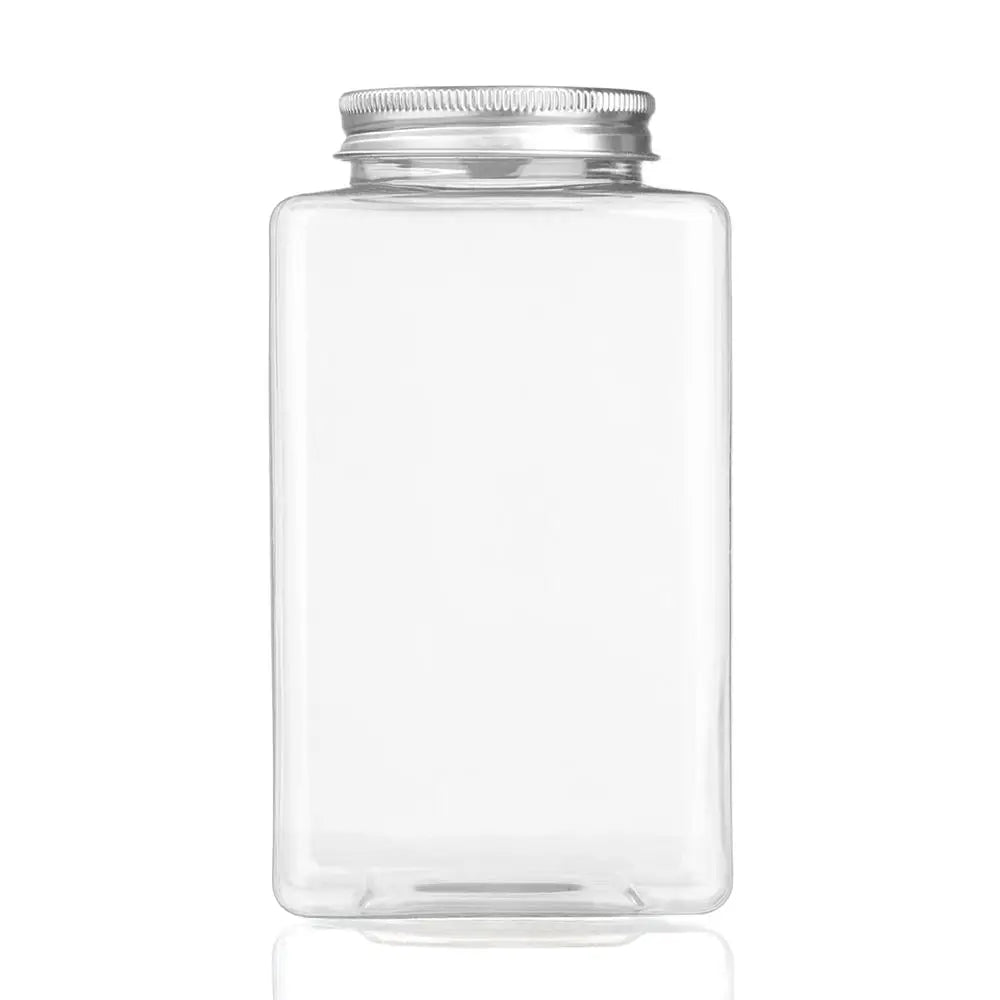 CONS22 - Contenitori per alimenti trasparenti con coperchi e etichette