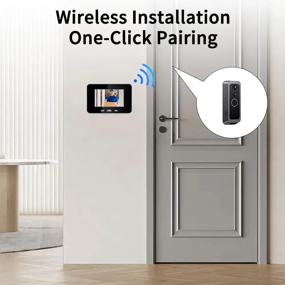 SICUD7 - Smart Wireless Intercom Campanello Digitale Videocamera