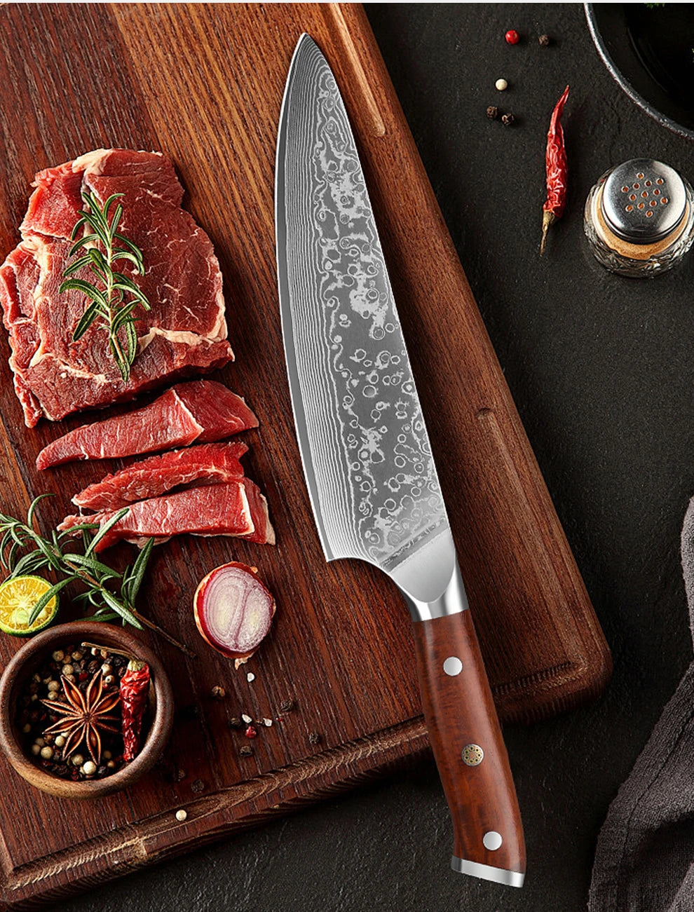 UTES11 - Set di coltelli da cucina da chef