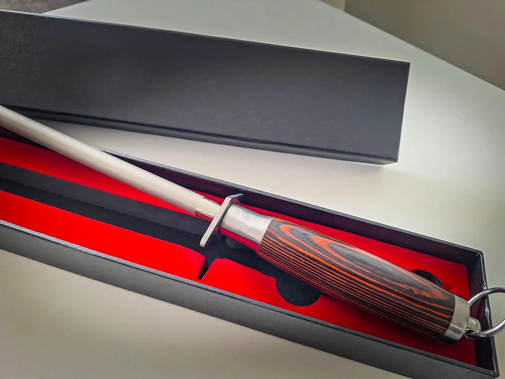 UTES2 - Affilacoltelli professionale con diamante Manico da 12 pollici