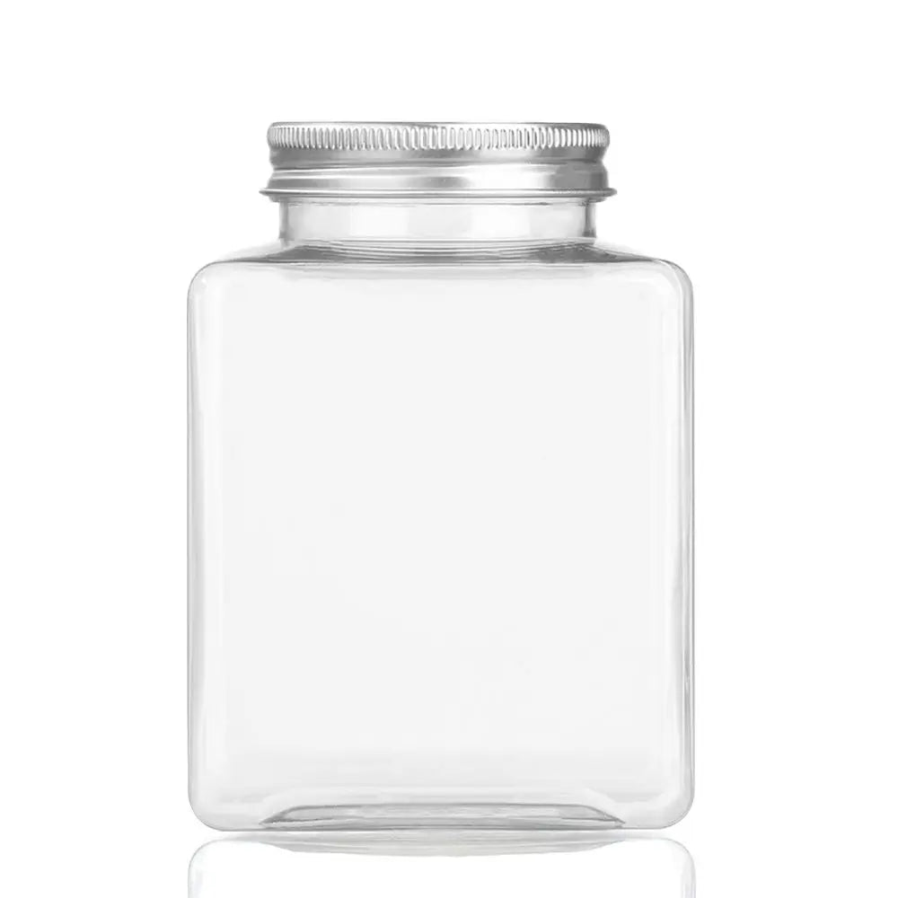 CONS22 - Contenitori per alimenti trasparenti con coperchi e etichette