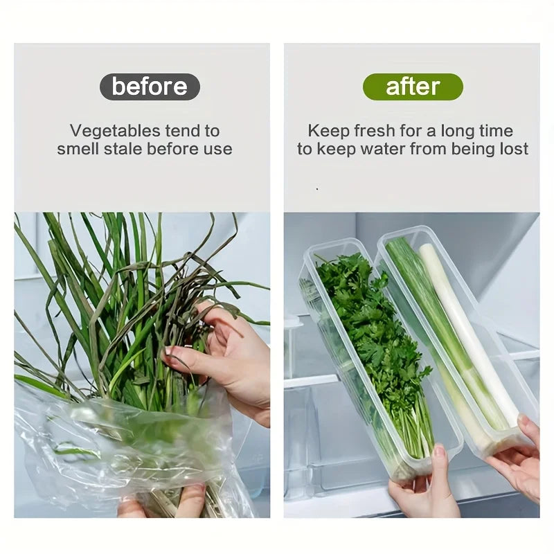 CONS19 - Contenitori rettangolari per alimenti, confezione da 4