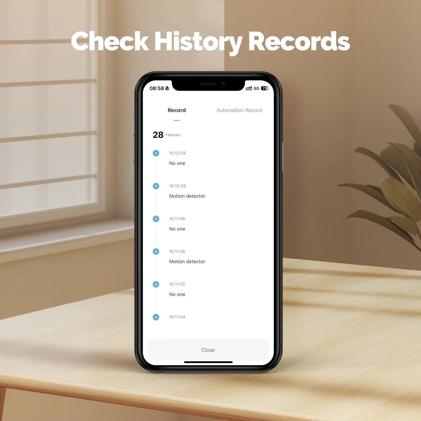 SICUD2 - Sensore PIR intelligente Tuya alimentato a batteria