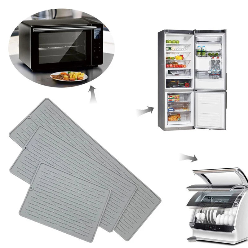 TESC24 - Tappetino scolapiatti pieghevole in silicone