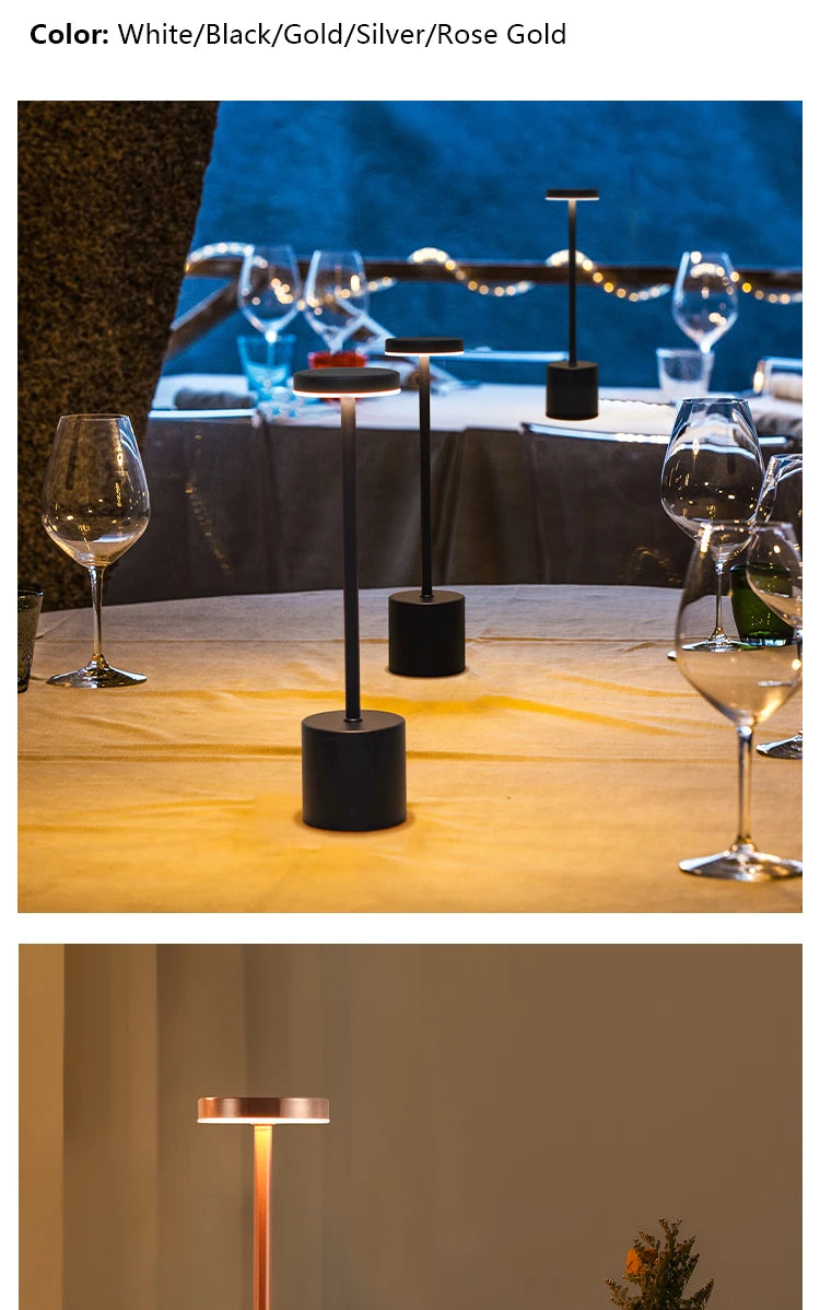 ILLR3 - Lampada da comodino dimmerabile ricaricabile USB