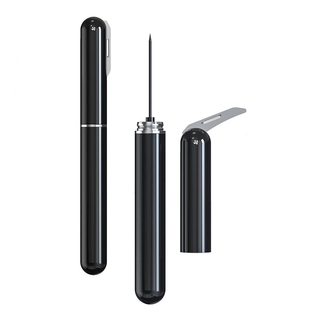 UTES22 - Apribottiglie per vino con pompa ad aria compressa in acciaio inossidabile