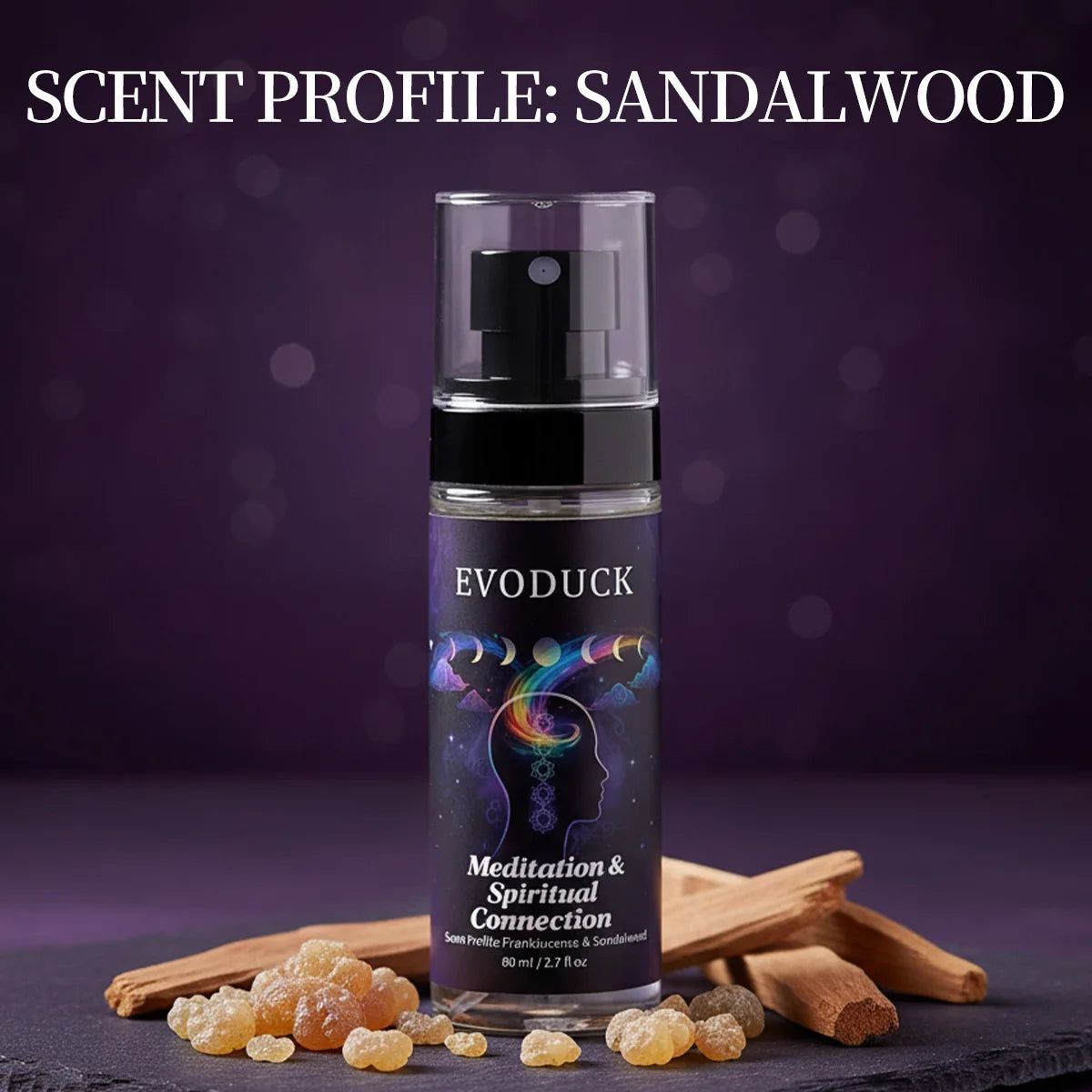 SONN14 - Spray profumato per cuscini alla lavanda, patchouli, rose-jasmine, lemon da 80 ml