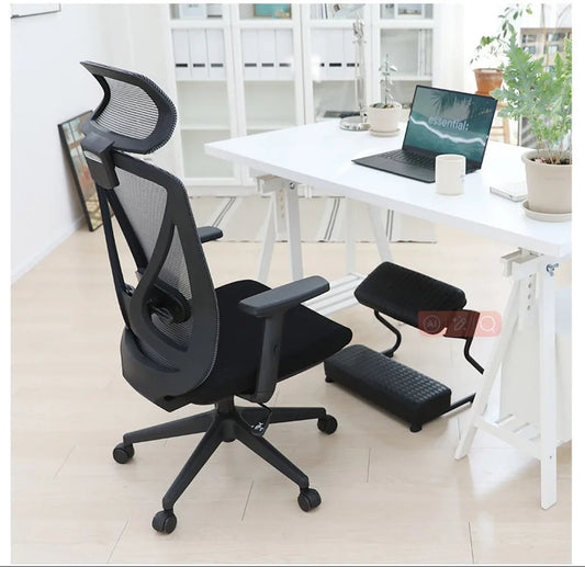 ERGOL11 - Poggiapiedi ergonomico per ufficio domestico, a doppio strato, con pedali