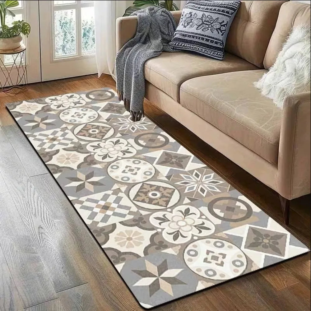 TESS35 - Tappeto etnico a tema bohémien